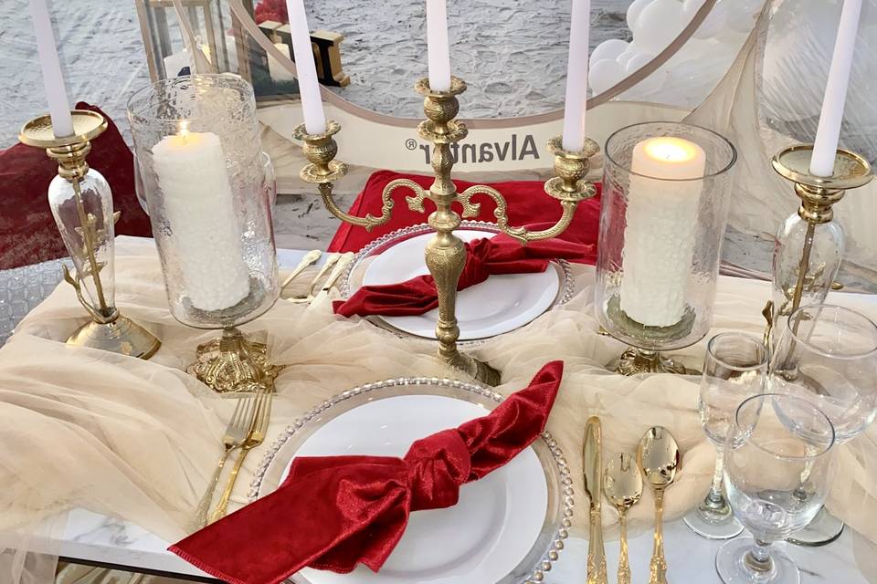 Intimate Table Setting