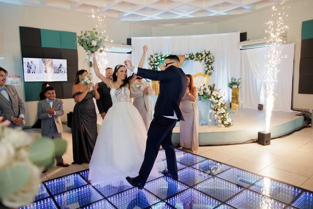 Dance floor and Cold spark