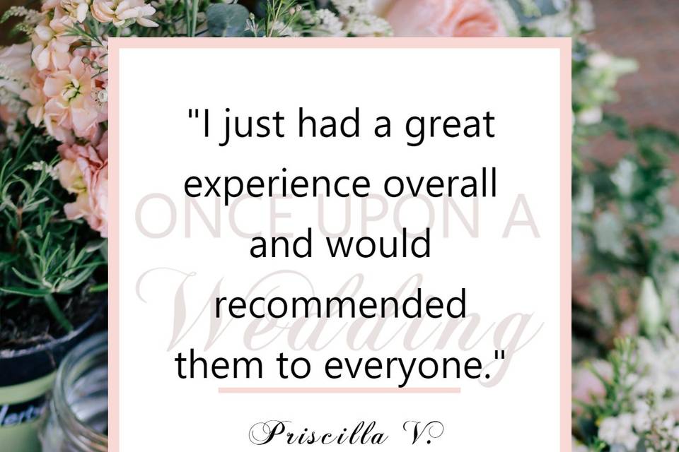 Review by Priscilla V.