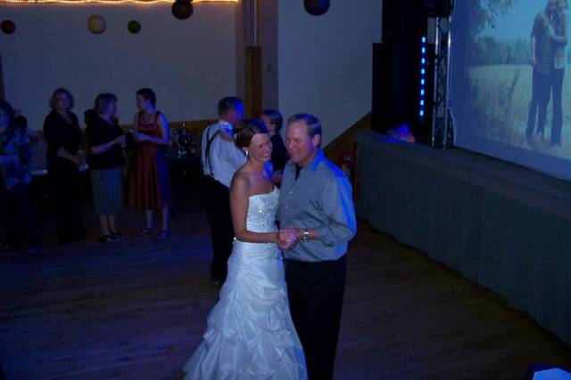 Couple dancing