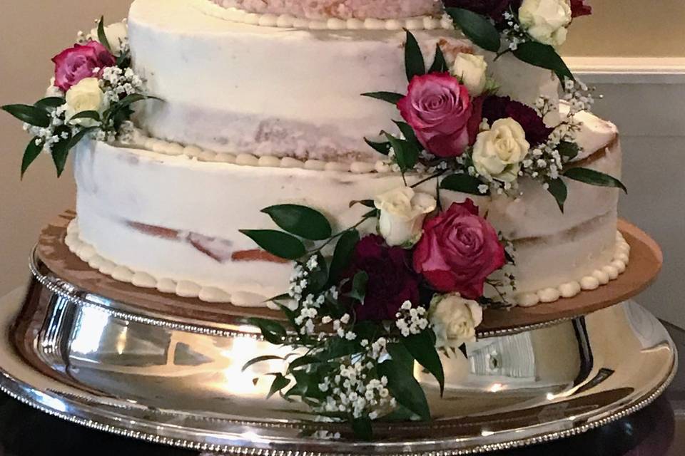 Wedding cake flowers