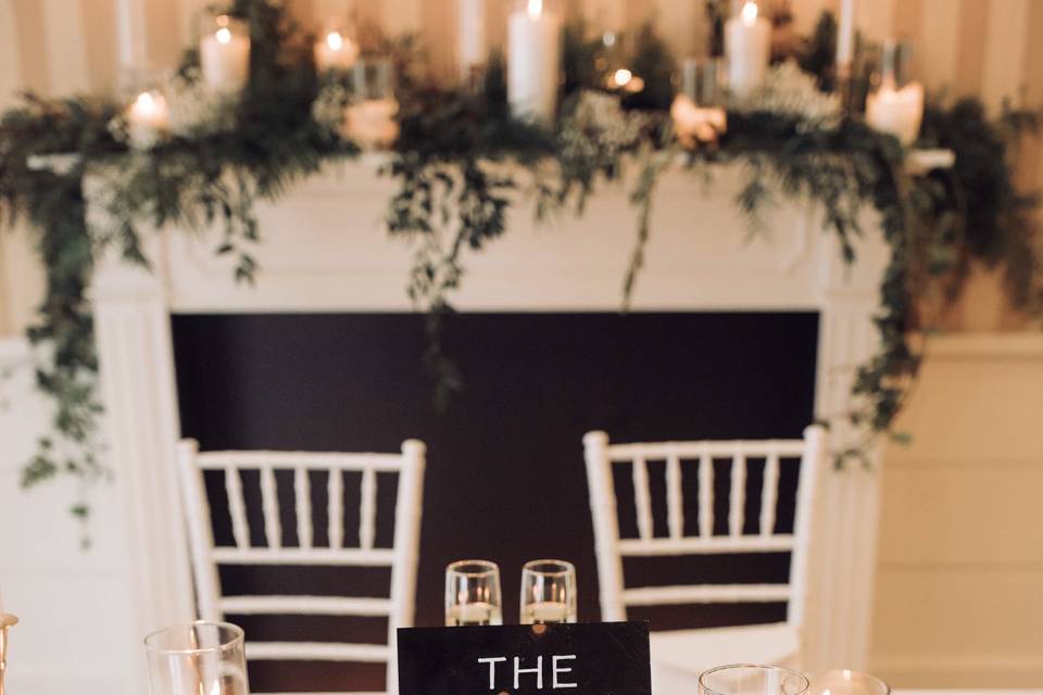 Sweetheart Table Sign