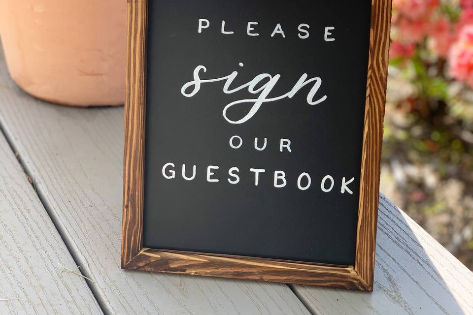 Sign our Guestbook