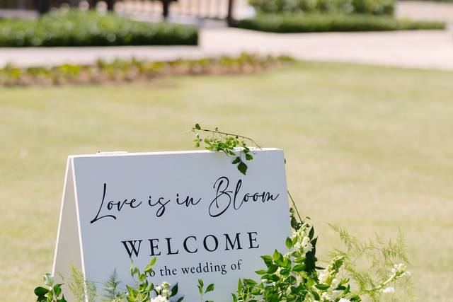 Ceremony sign