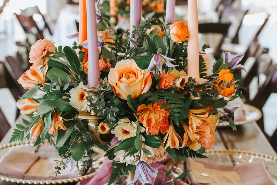 Candelabra Centerpiece