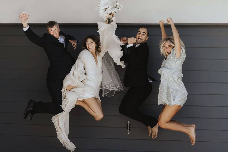 Happiness makes you jump!