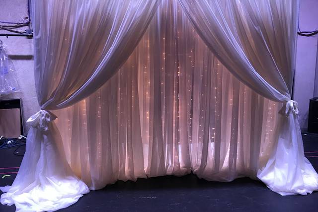 Lighted backdrop, lavendar