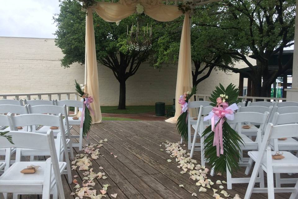 Outside ceremony