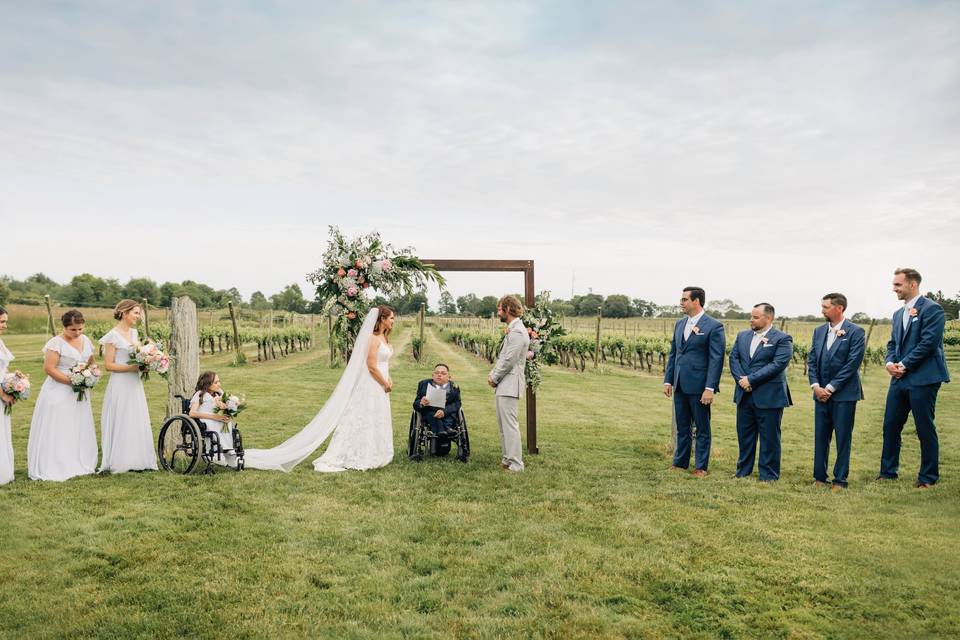 Newport Vineyards Ceremony