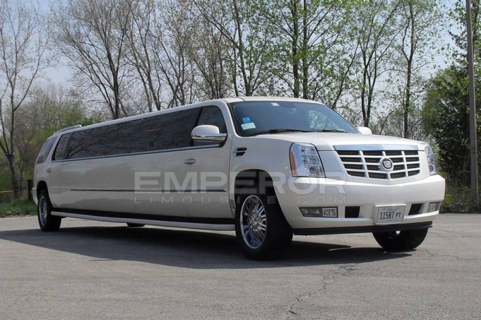 Exterior of Our Cadillac Escalade SUV Limousine!