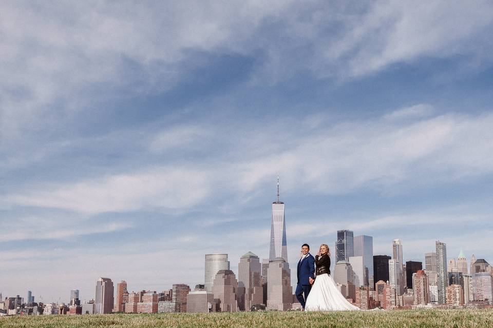 Liberty state park wedding