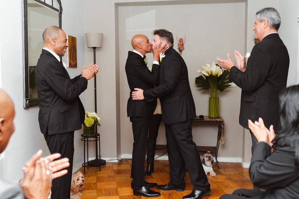 Gay men get married yay
