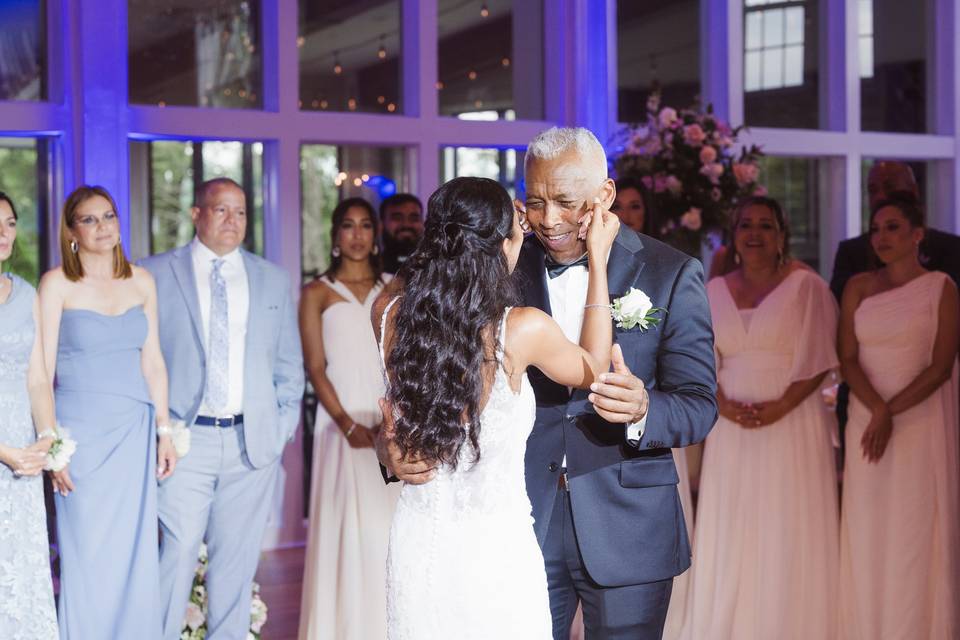 Crying first dance dad