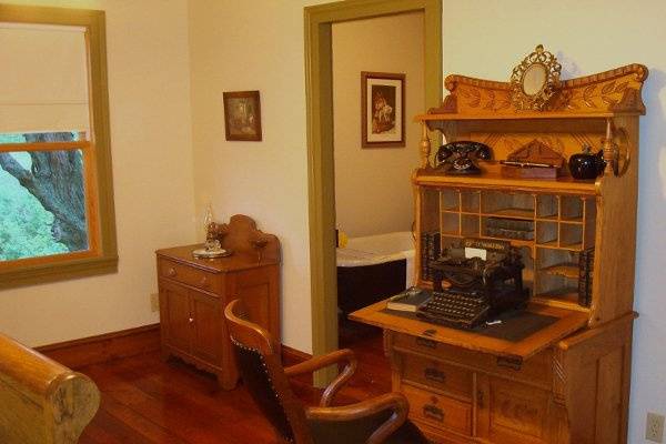 Authentic 1800's furnishings throughout the farmhouse.