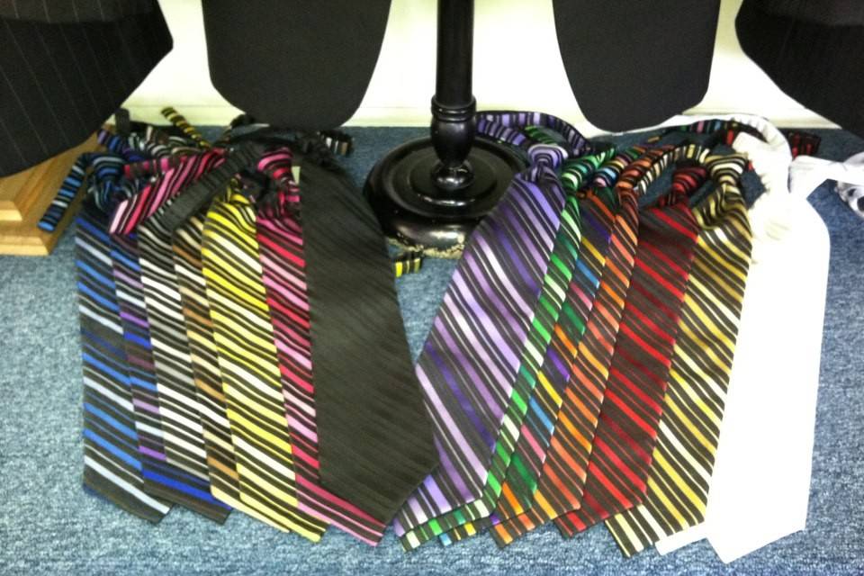 Tie patterns and colors