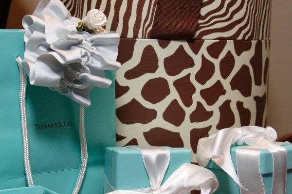 Tiffany jewelry store boxes