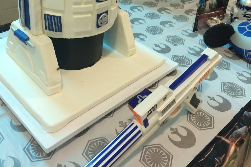 Starwars themed cake