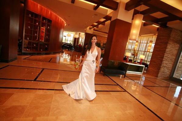 Marble flooring