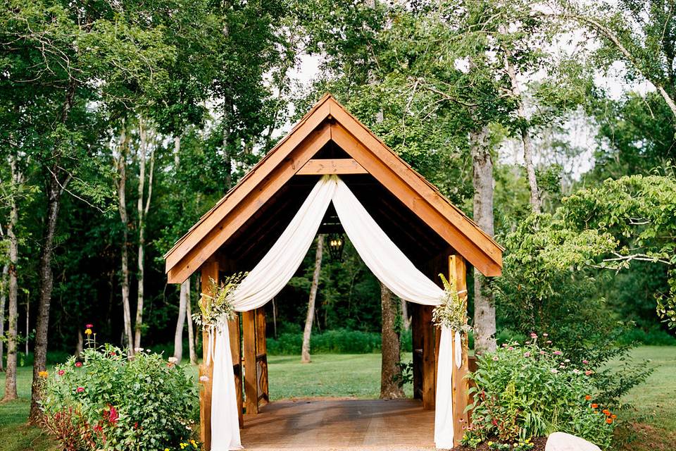 Wedding venue entry