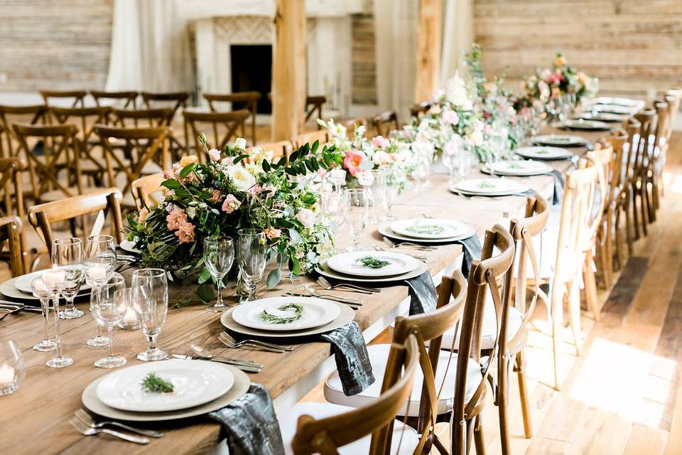 Long table setup