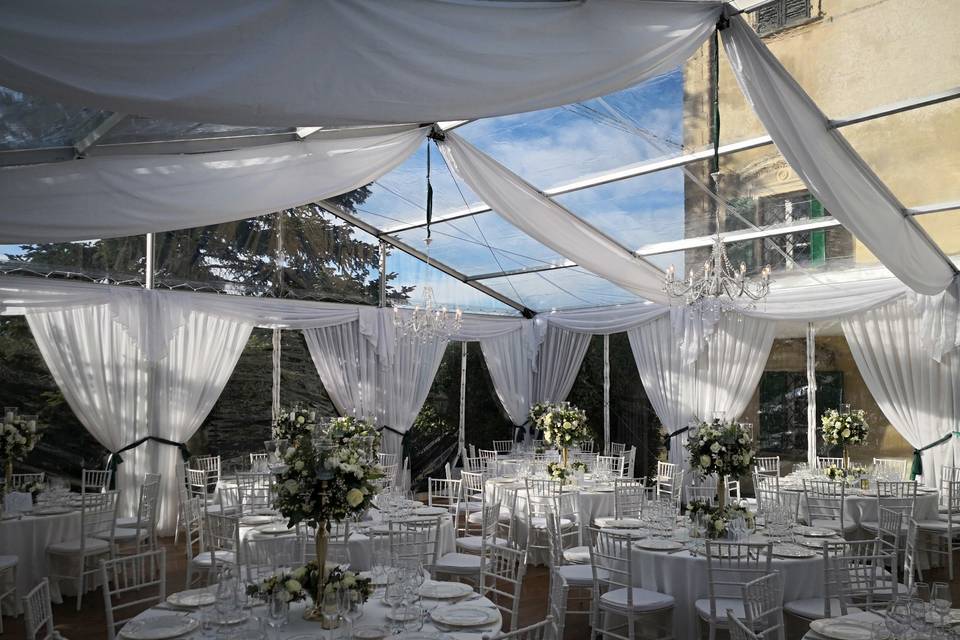 Copertura Cristal per wedding