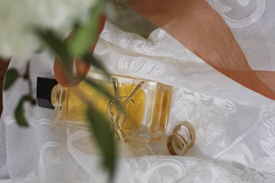 Flower, Perfume and Ring