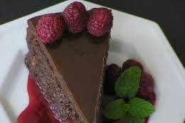 Chocolate Torte with a Raspberry Coulis.