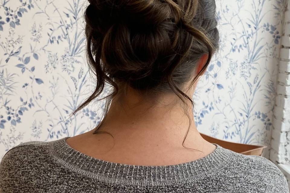 Twisted updo