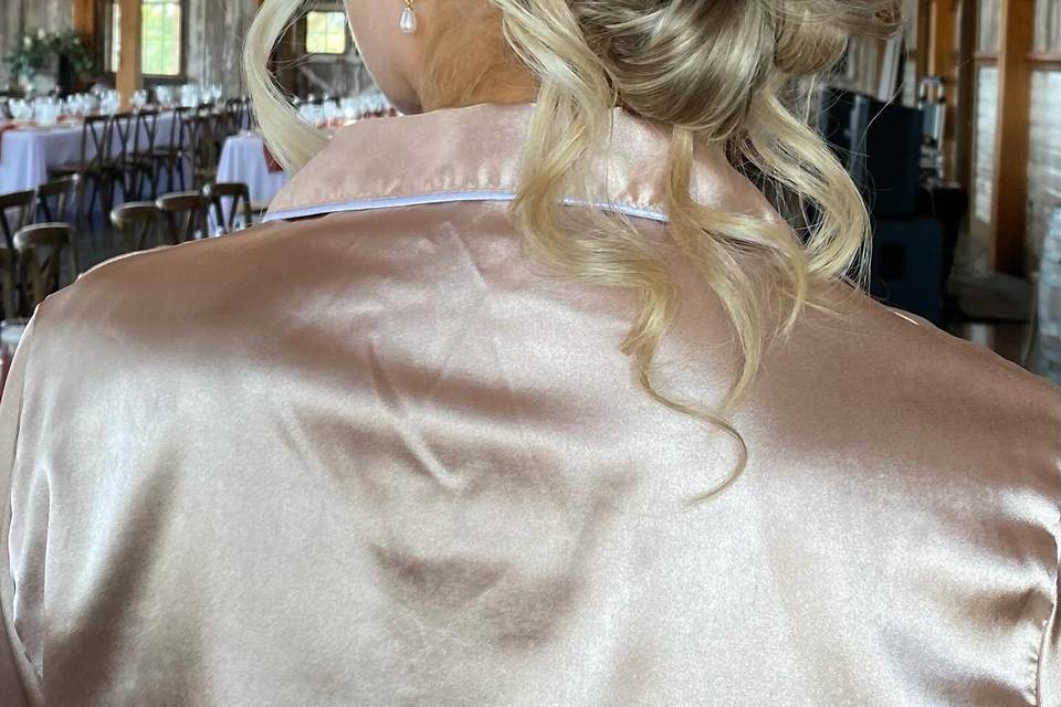 Leading lady special occasion hair design