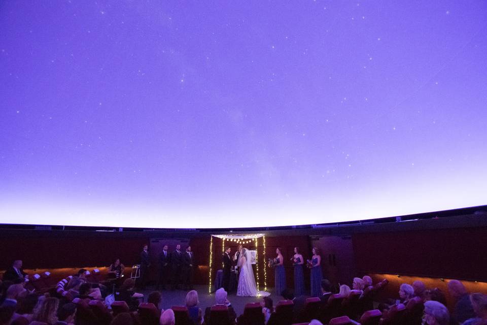 Wedding ceremony- Planetarium