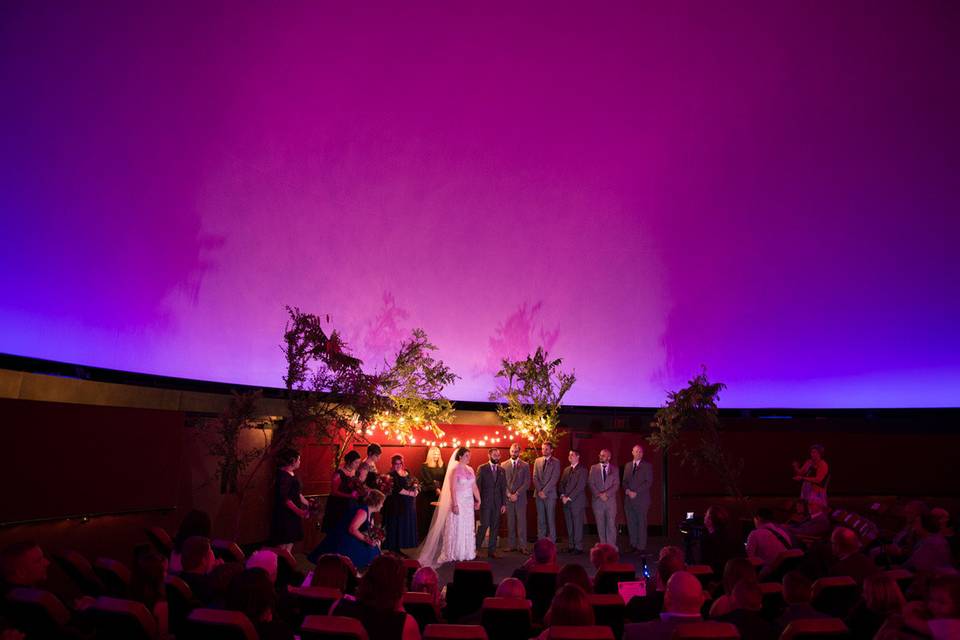 Wedding ceremony, Planetarium