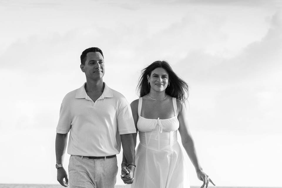 Lovely black and white photo