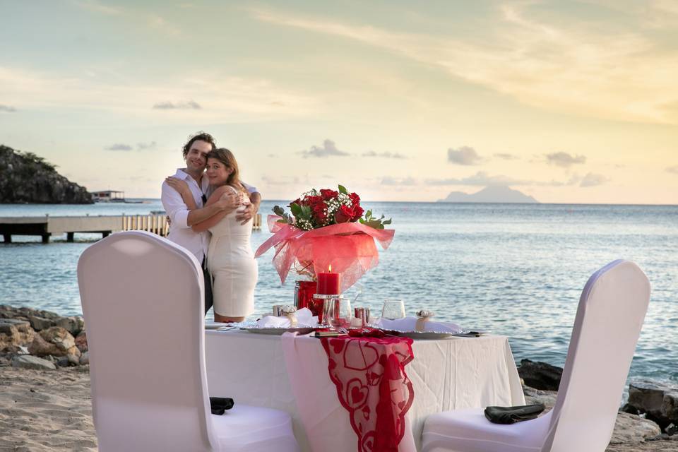 Romantic proposal Dinner