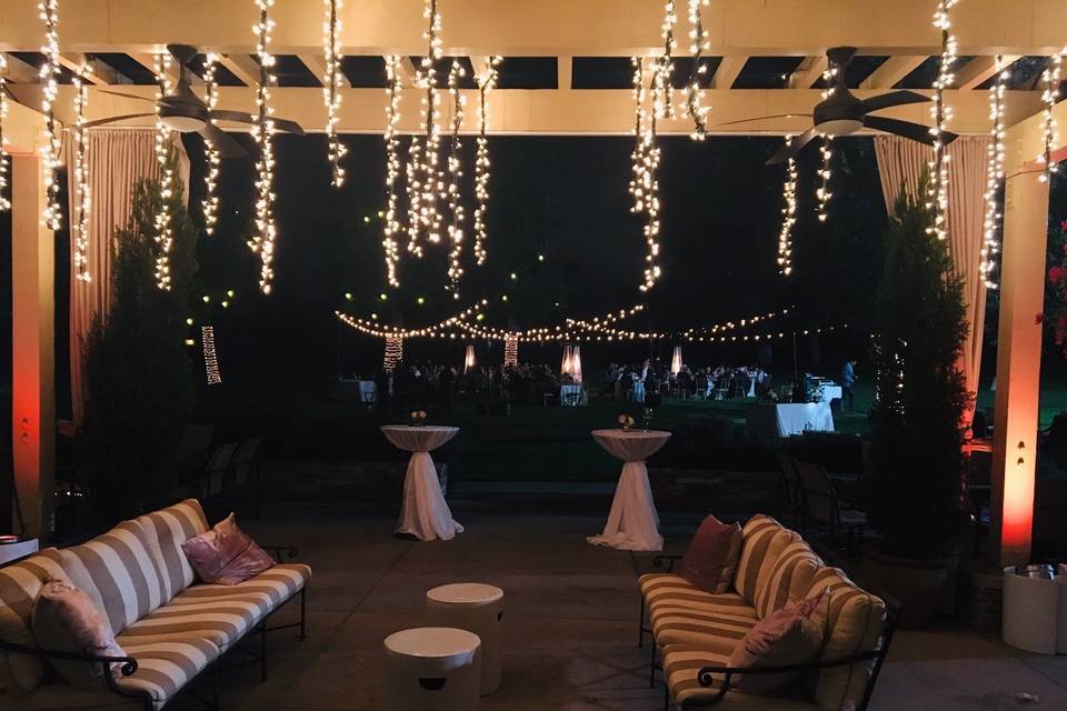 Lounge patio lighting