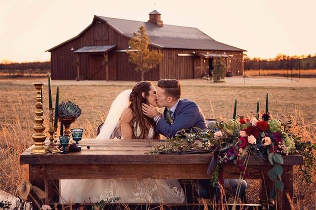 Newlyweds at WindRiver Farm