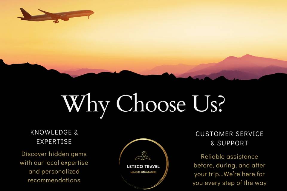 Why choose Letsco Travel