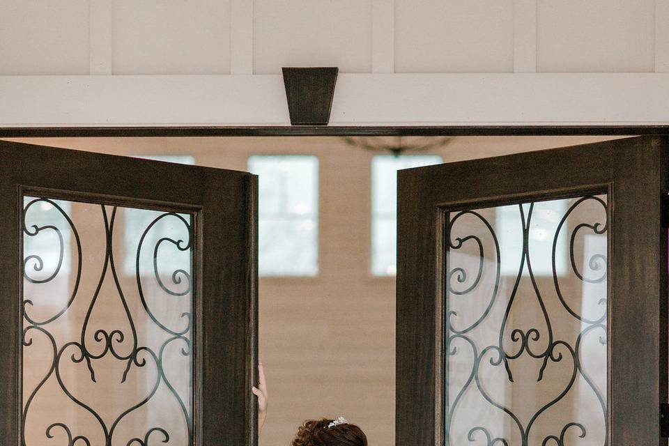 Bride by the door