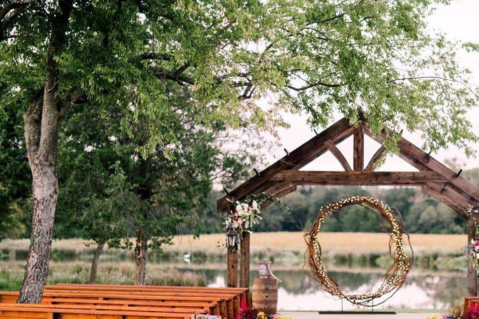 Outdoor wedding