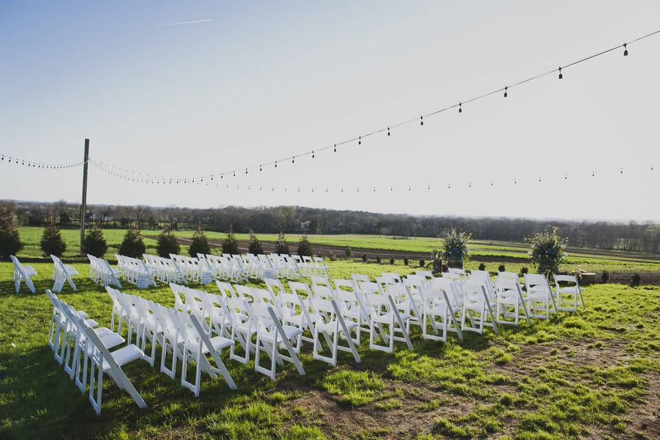 Outdoor wedding