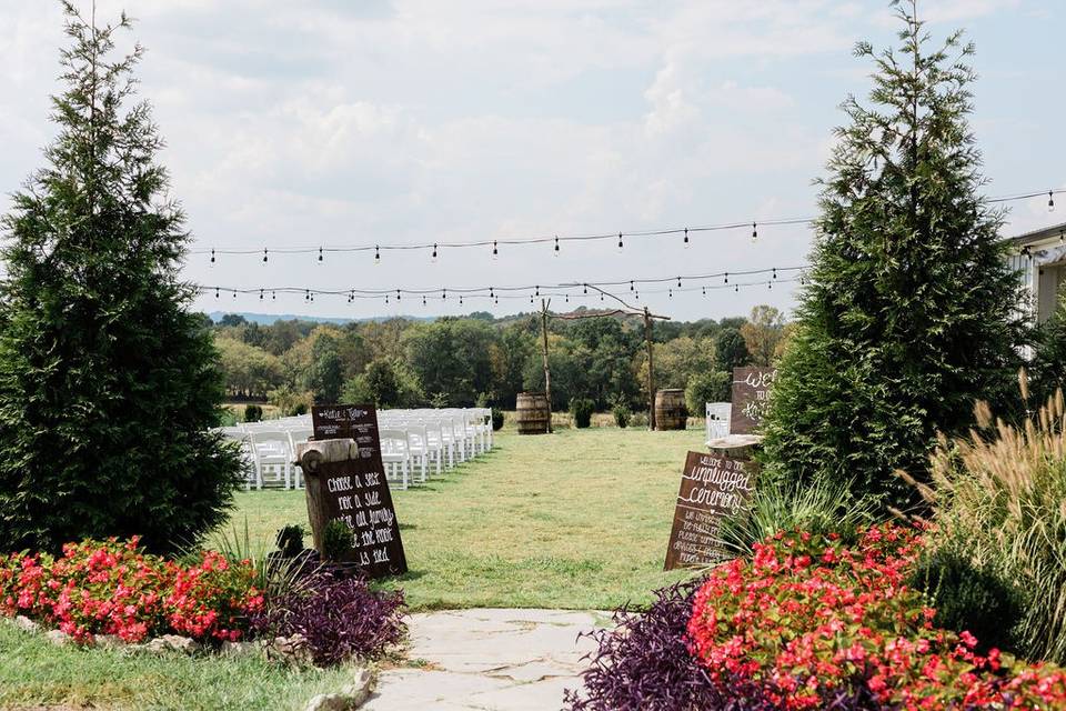 Ceremony Lawn Landscaping