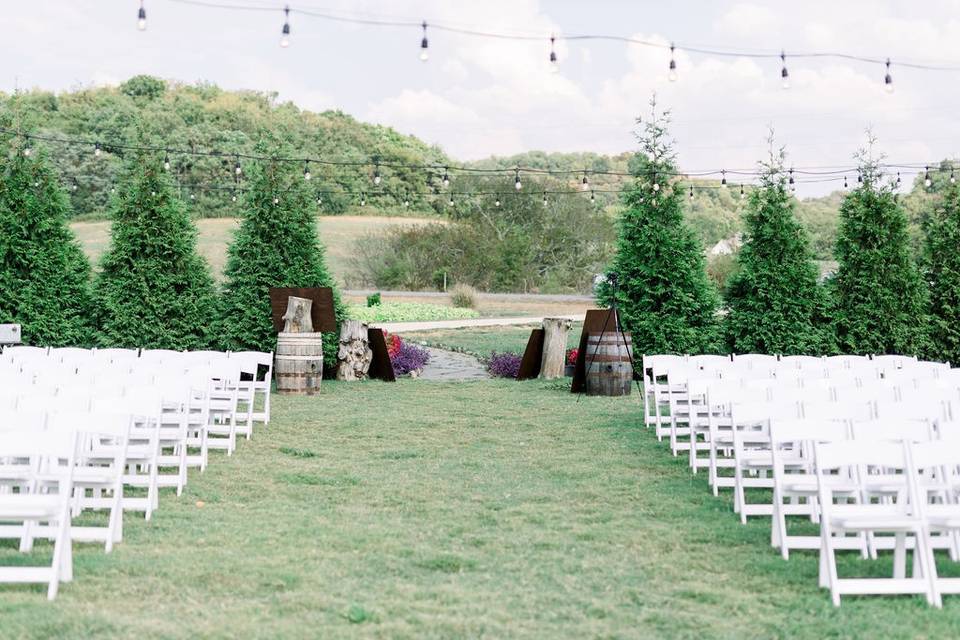 Ceremony Lawn Landscaping