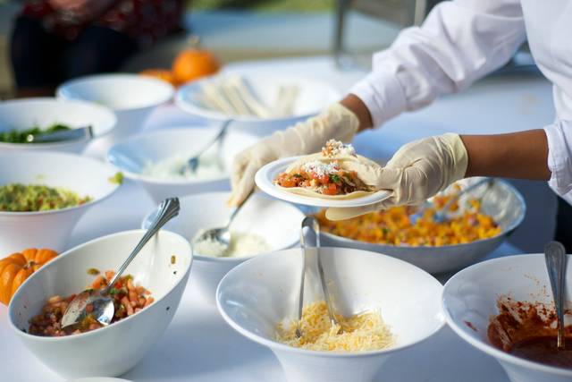 Family style buffet
