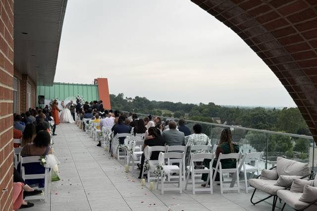 6th Floor Veranda Wedding