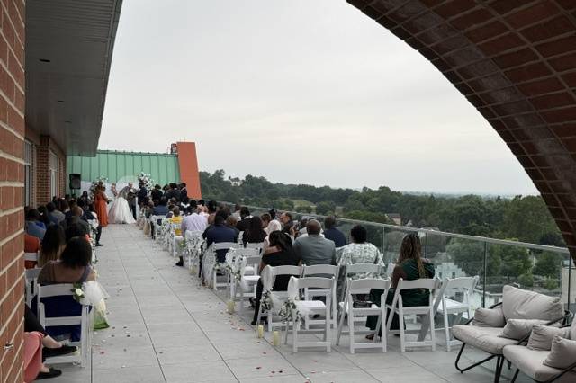 6th Floor Veranda Wedding
