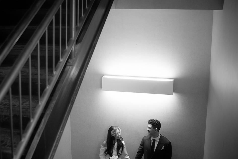Stairway photo shoot