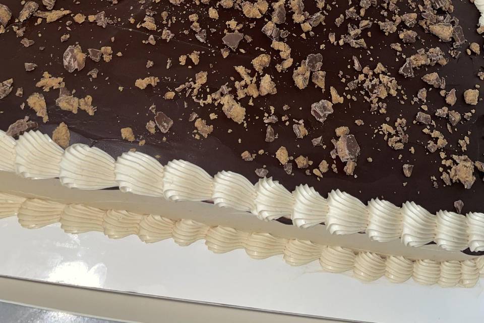 Sheet cake chocolate pb