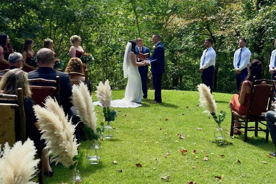 Cabin Wedding