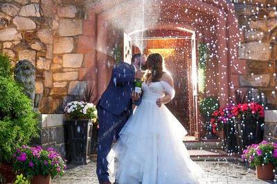 Bride and mom