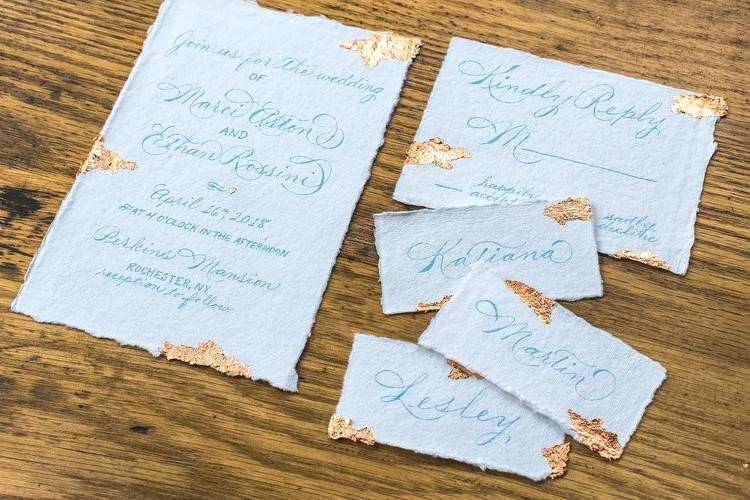 Handwritten Wedding Invitation