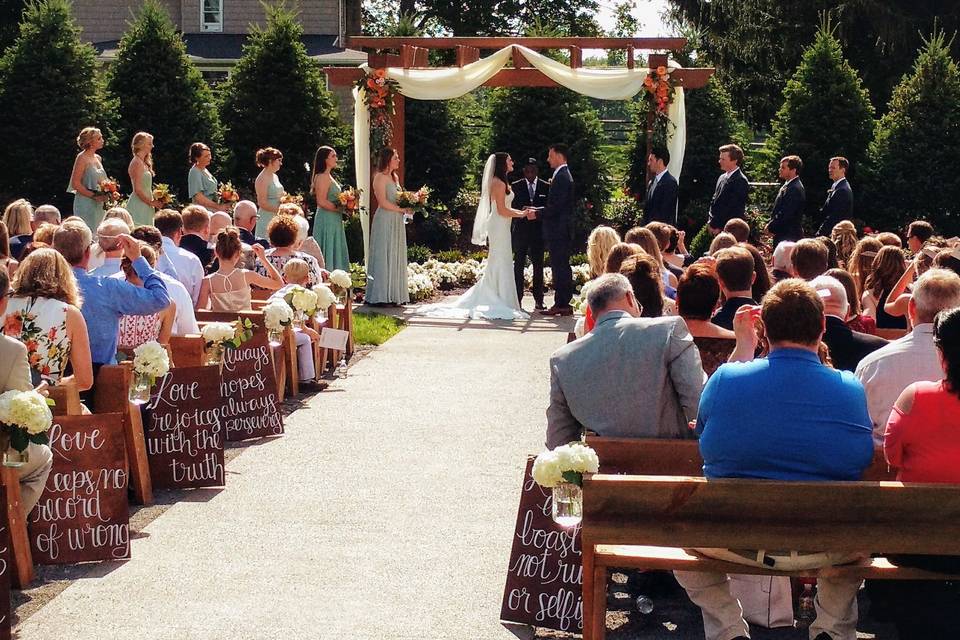 Outdoor wedding venue - pittsburgh pa